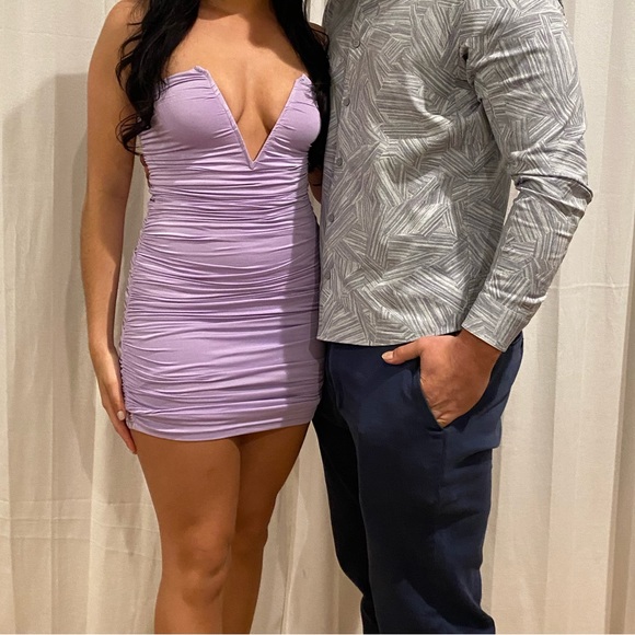 Superdown Ruched Mini Dress - Picture 4 of 4